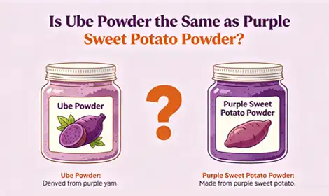 Is Ube Powder the Same as Purple Sweet Potato Powder?